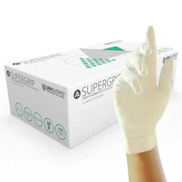 Unigloves Latex Powder Free Examination Gloves